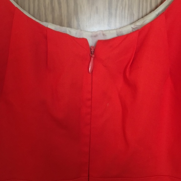 J.Crew Shift Dress Coral Orange - Picture 3 of 4